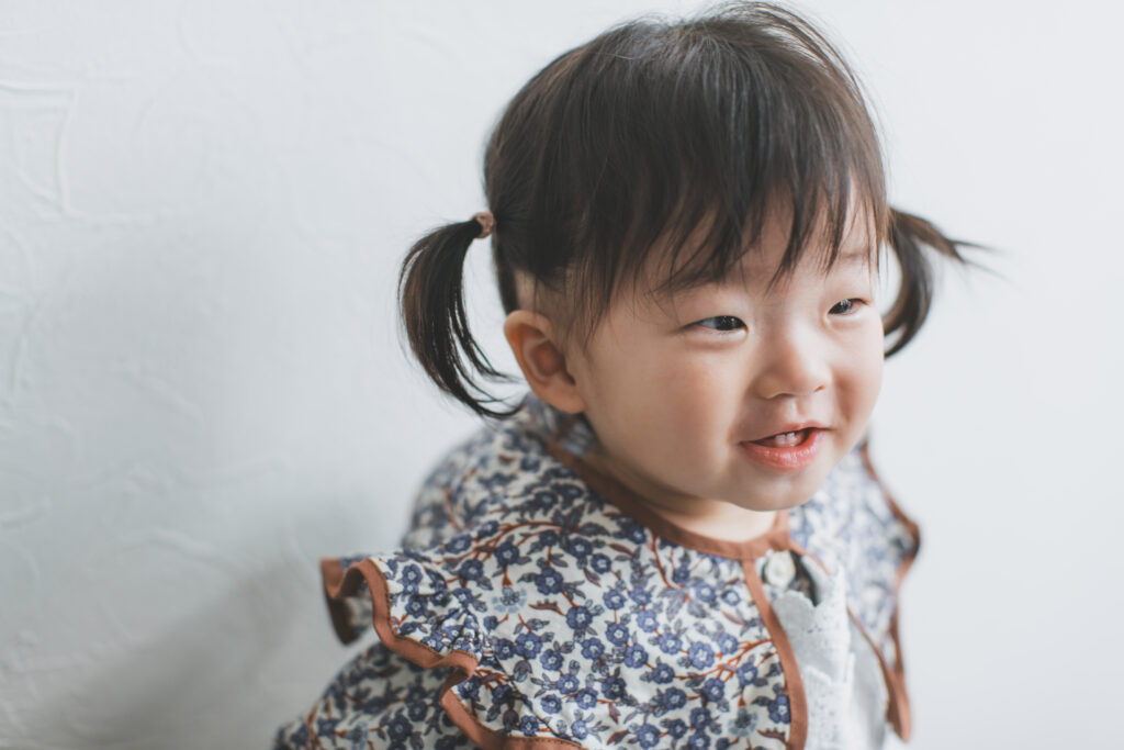 1歳女の子のバースデーフォト 小山市写真スタジオ