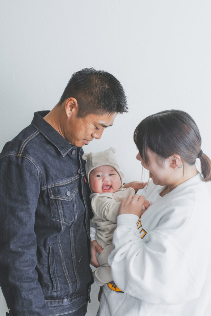 写真館 小山市で撮る生後100日の記念写真