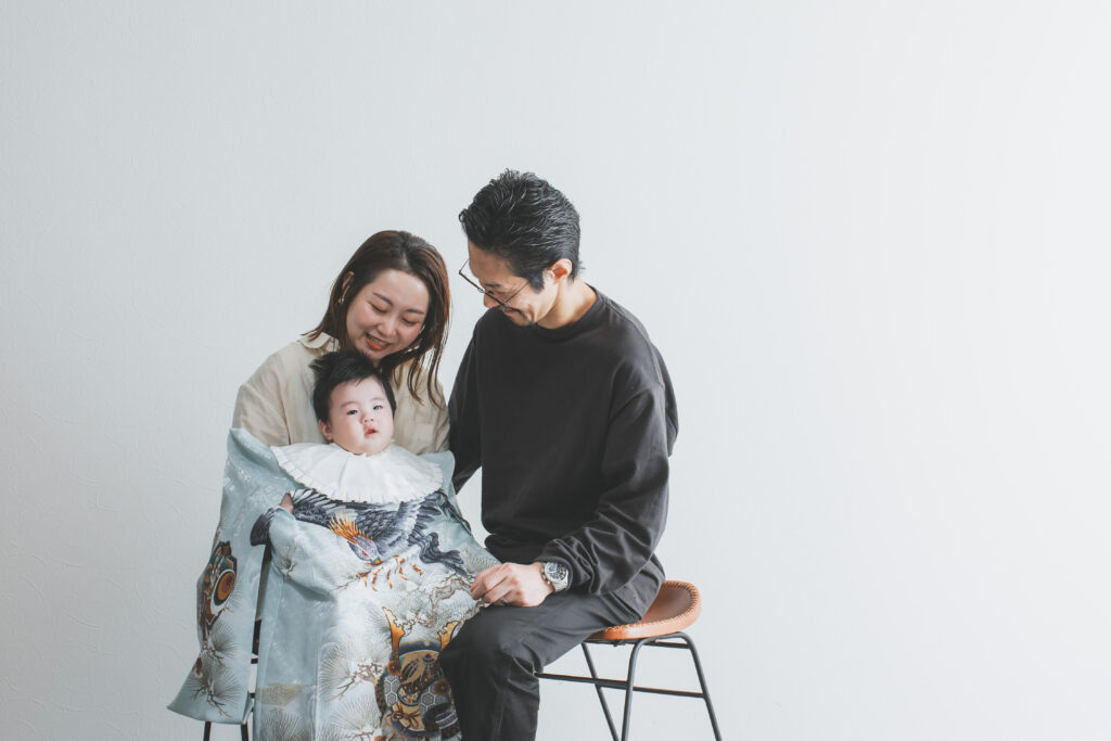 お宮参り後の赤ちゃんフォト|首すわり後の撮影