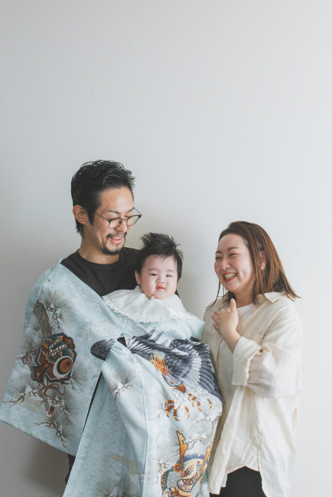 お宮参り後の赤ちゃんフォト|首すわり後の撮影