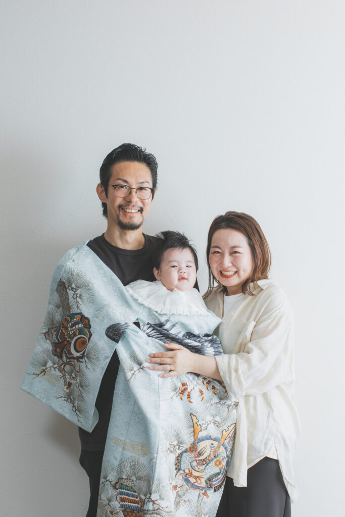 お宮参り後の赤ちゃんフォト|首すわり後の撮影
