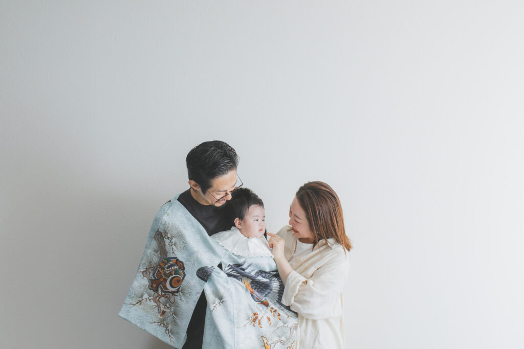 生後5ヶ月男の子のお宮フォト撮影|小山市写真スタジオ
