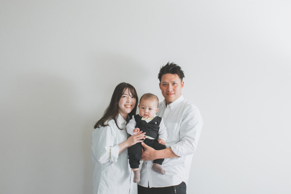 小山 写真スタジオで撮影したハーフバースデー