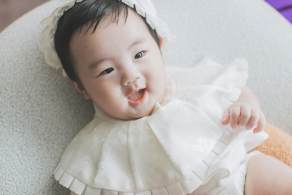 生後5ヶ月男の子のお宮フォト撮影|小山市写真スタジオ