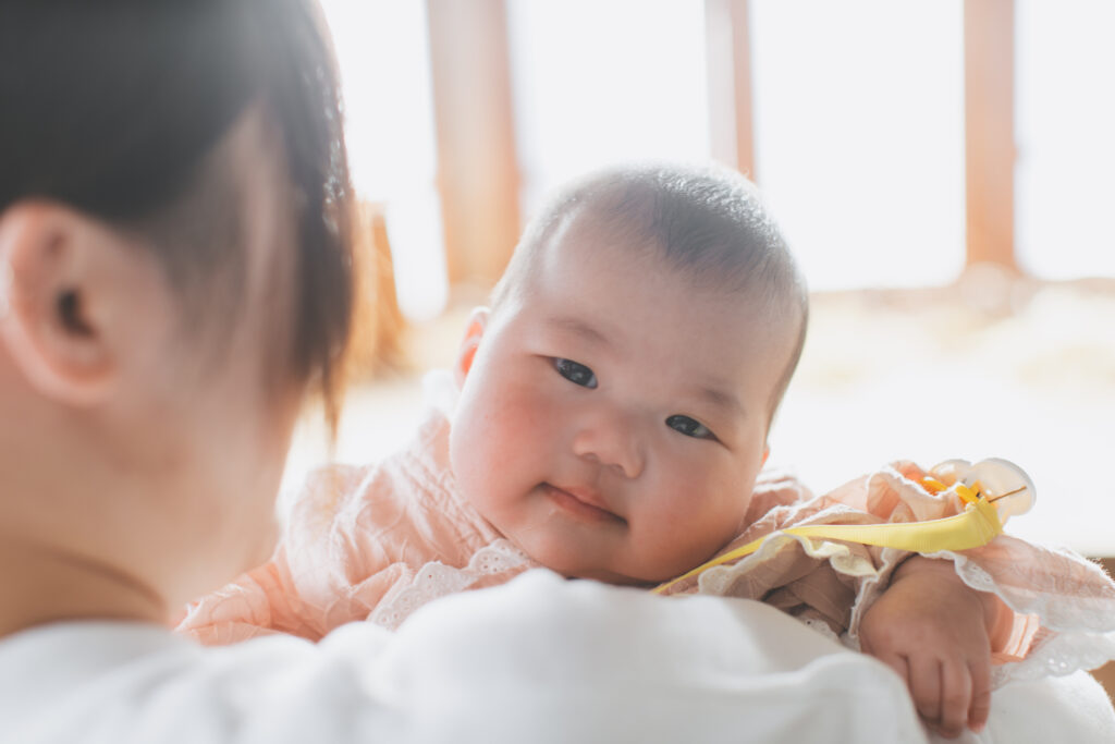 写真館 小山市で撮る生後100日の記念写真