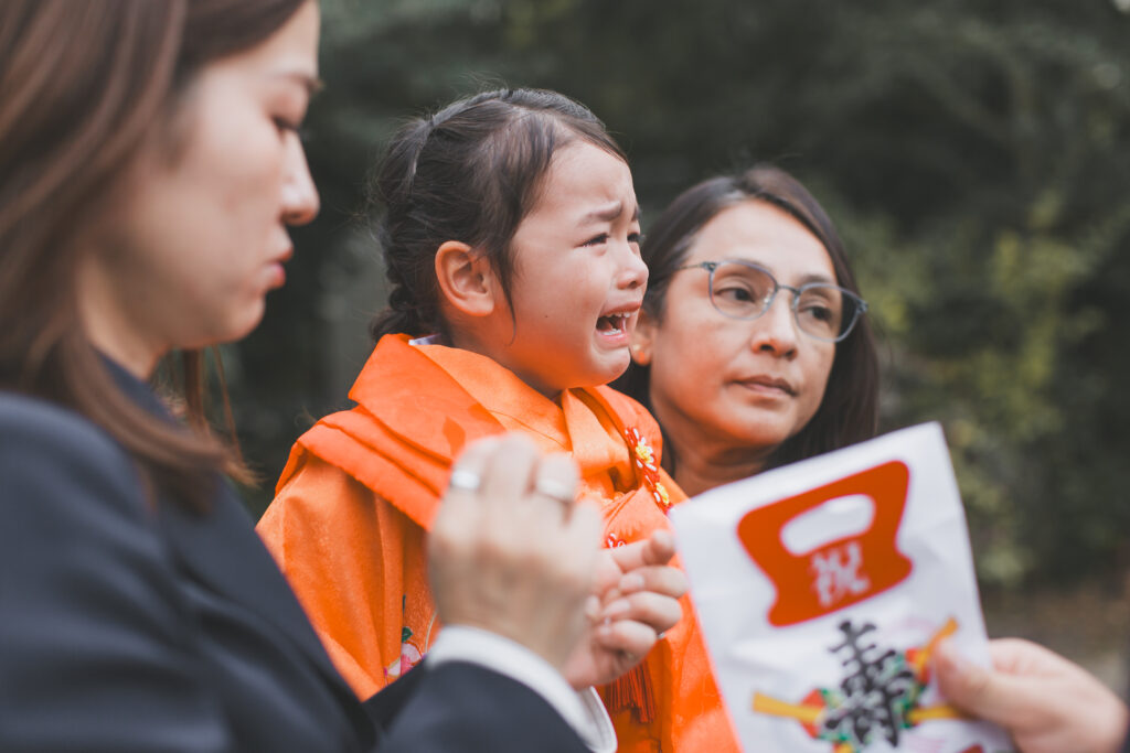 須賀神社での七五三ロケ撮影