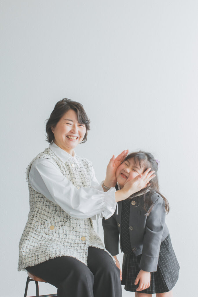 フォトスタジオでの卒園写真