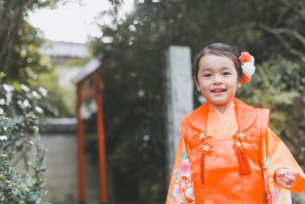 3歳女の子の七五三写真