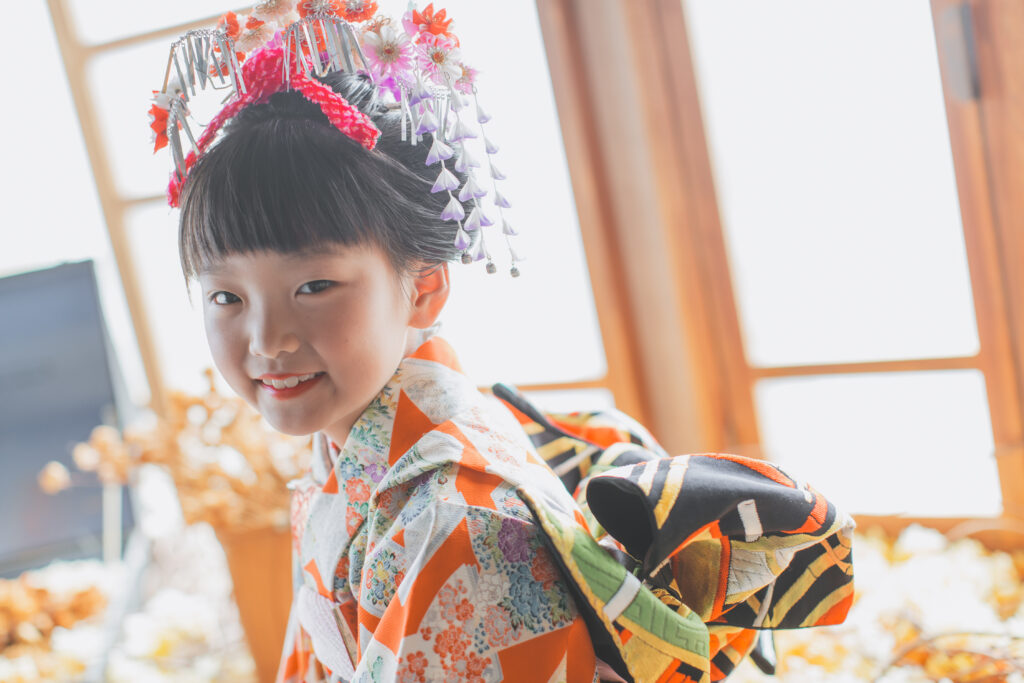 7歳女の子の七五三写真