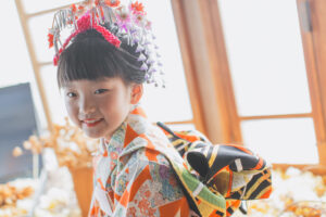 7歳女の子の七五三写真