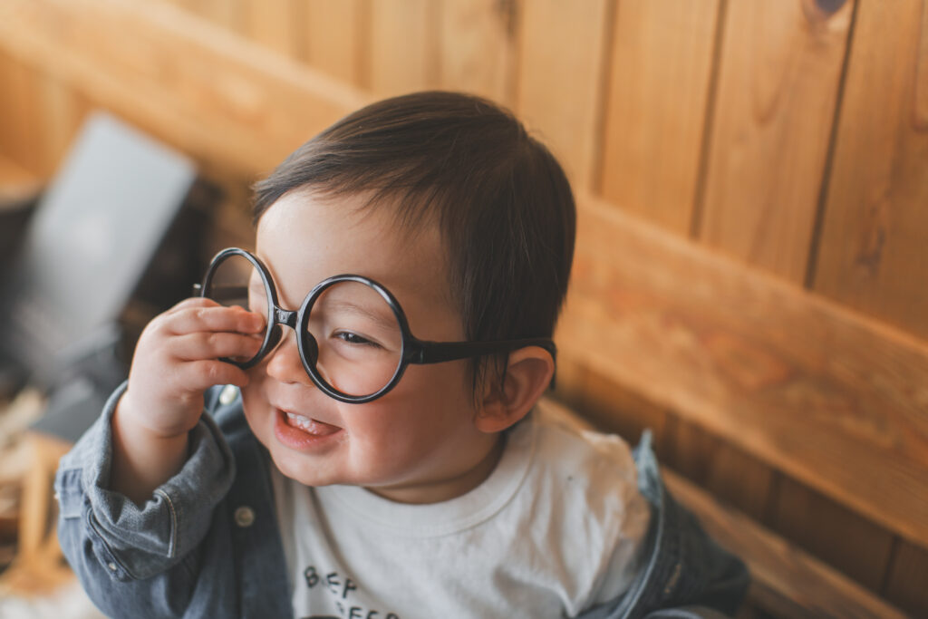 笑顔いっぱいの1歳写真