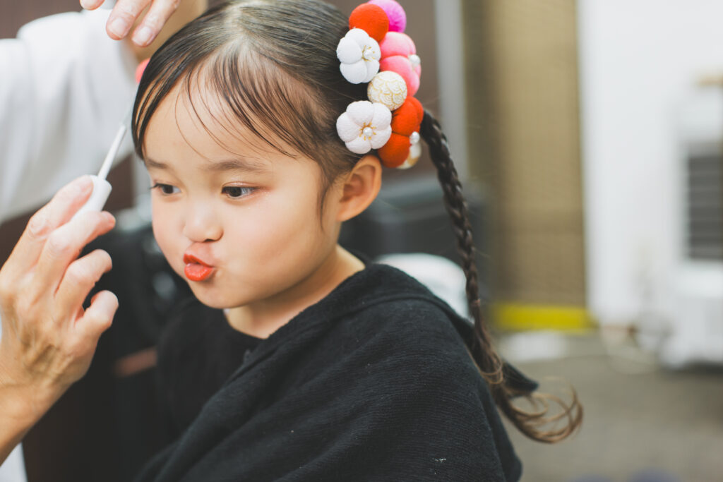 3歳女の子の七五三写真