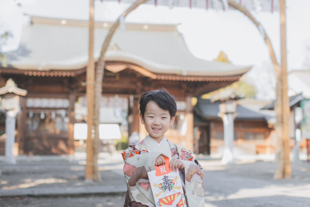 須賀神社での七五三ロケーション撮影