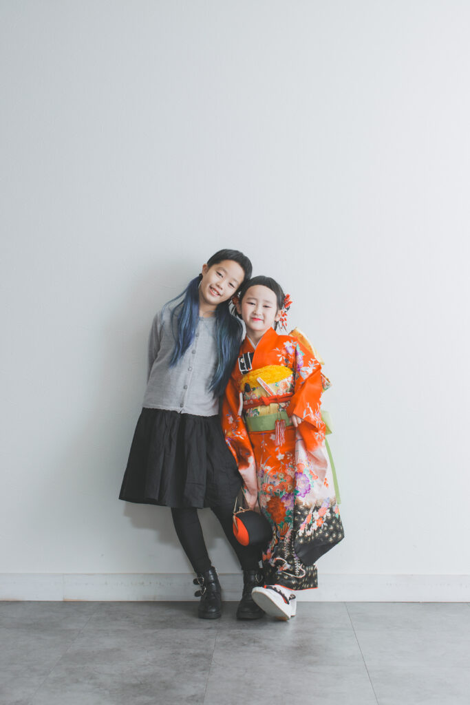 兄弟での七五三写真