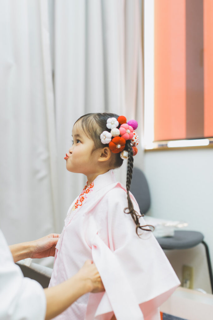 3歳女の子の七五三写真