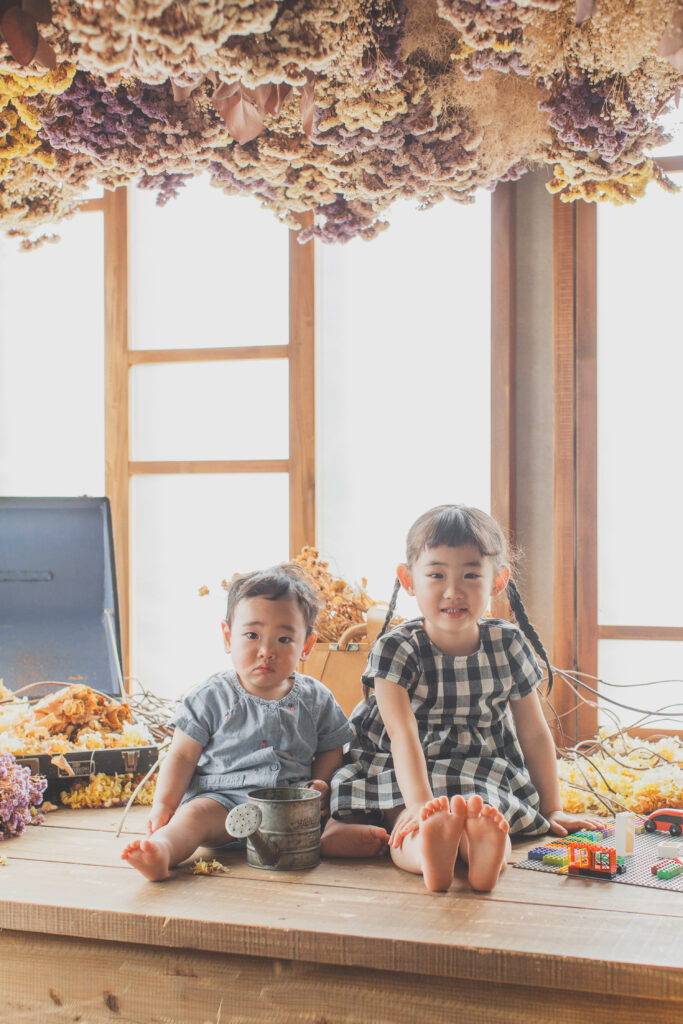 兄弟での記念写真