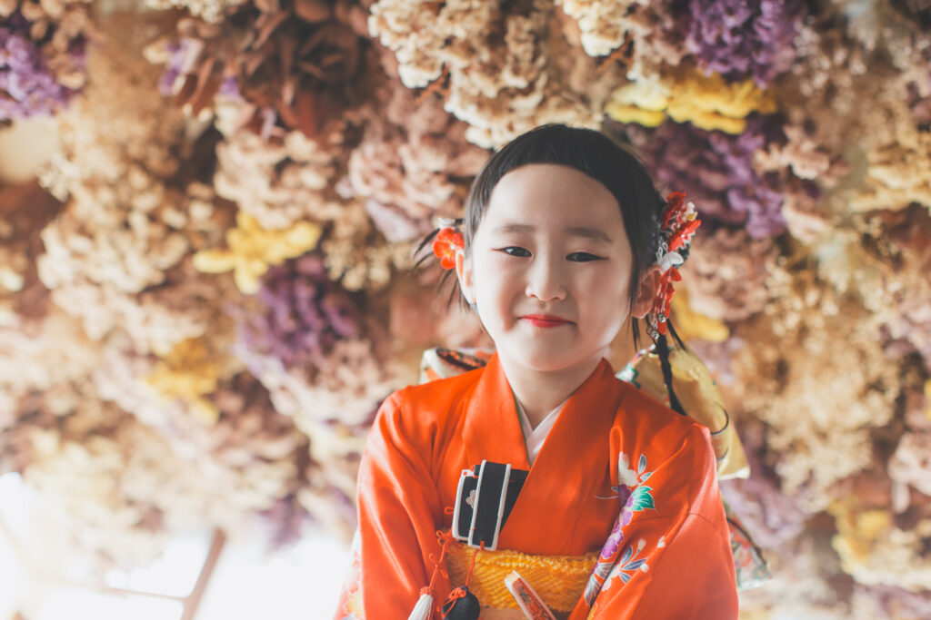 7歳女の子の七五三写真