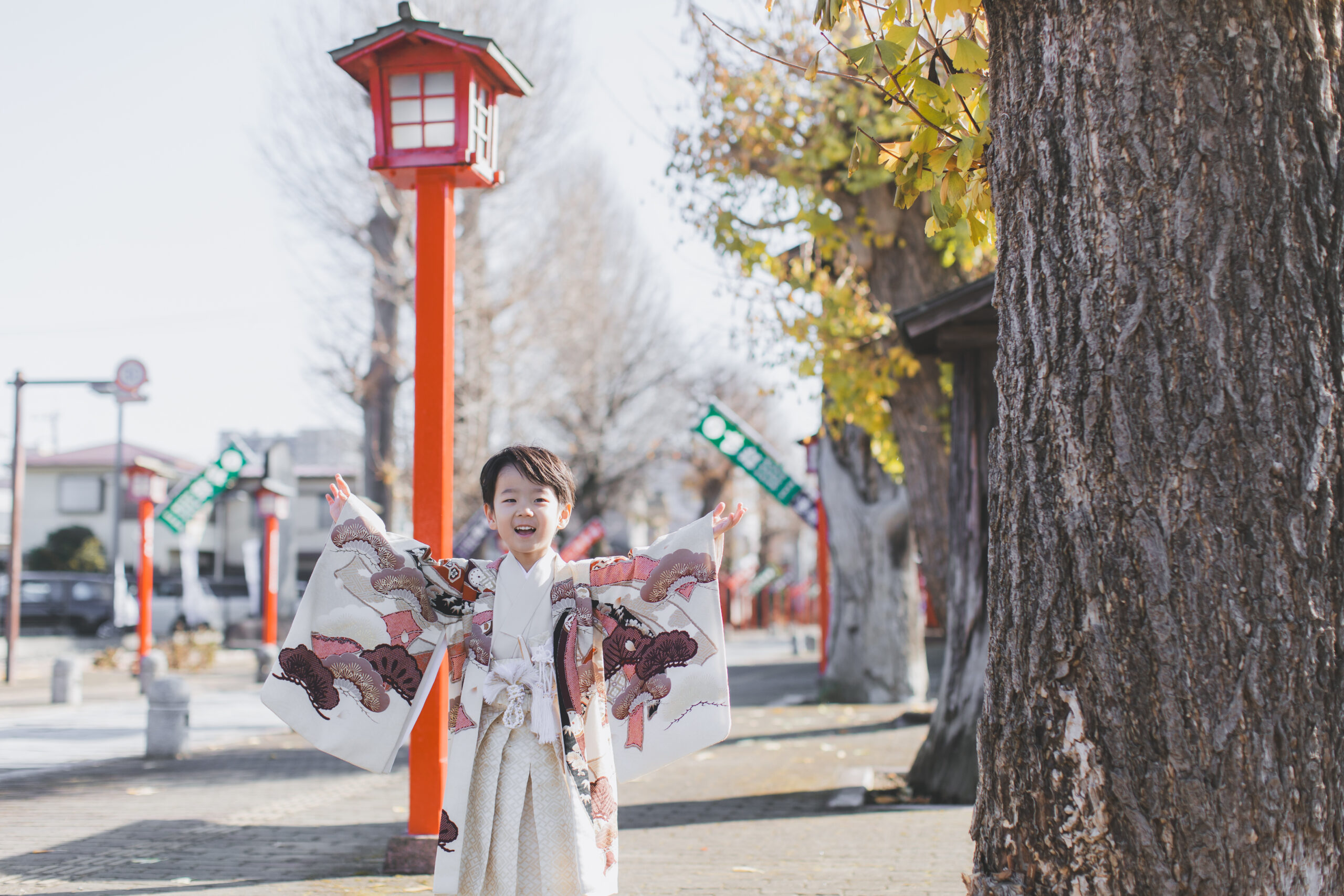 須賀神社での七五三ロケーション撮影