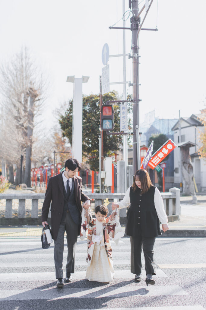 須賀神社での七五三ロケーション撮影