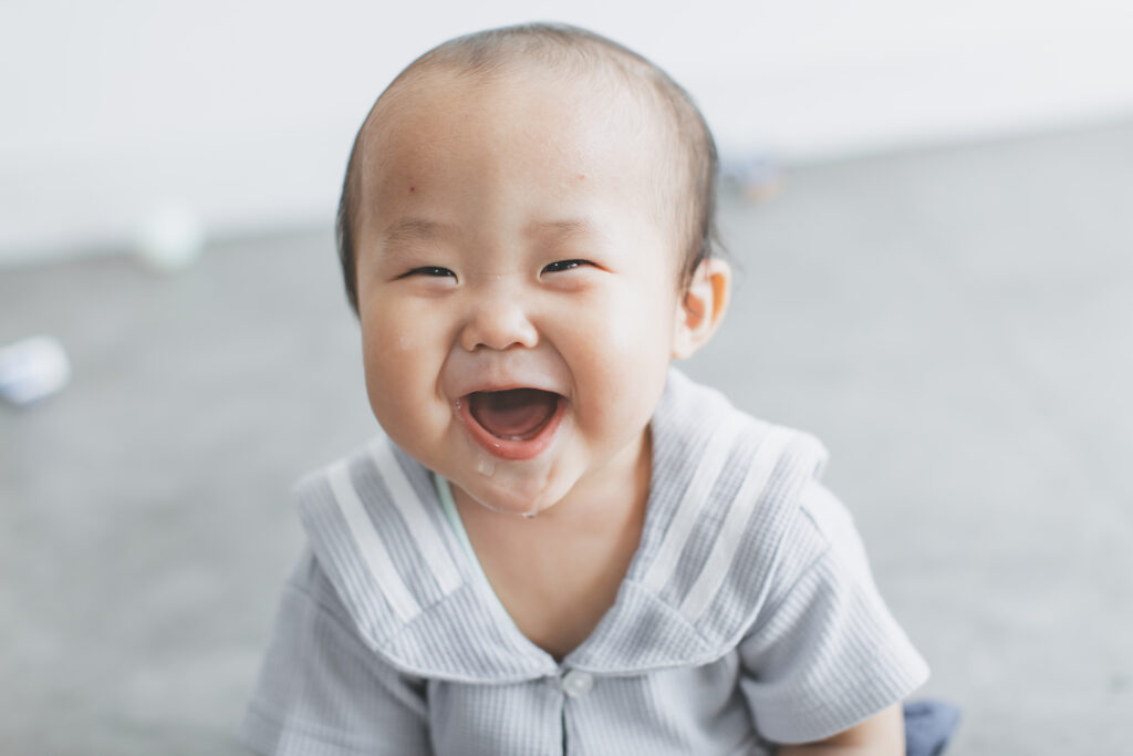 男の子の誕生日写真