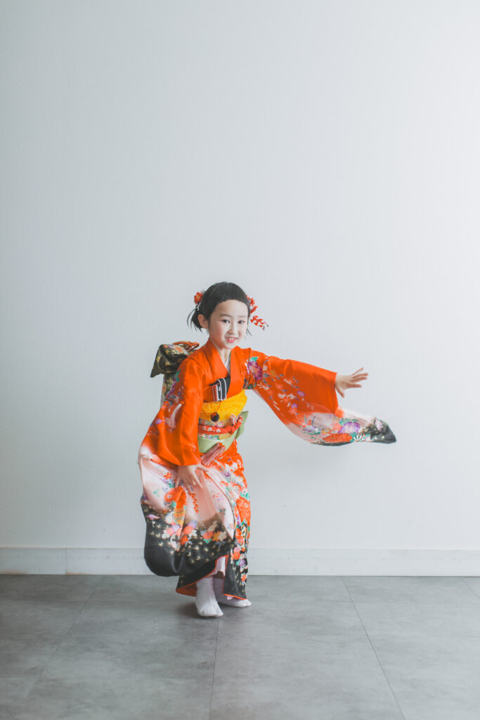 フォトスタジオでの七五三撮影