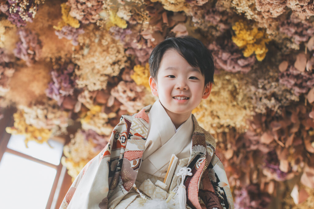 袴姿の七五三撮影