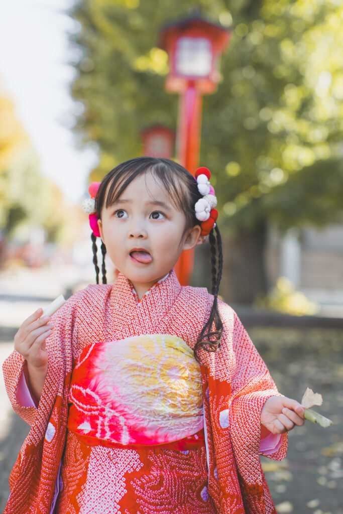 3歳女の子の七五三写真