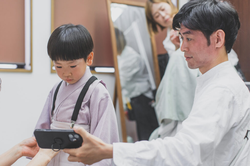 5歳男の子の七五三撮影