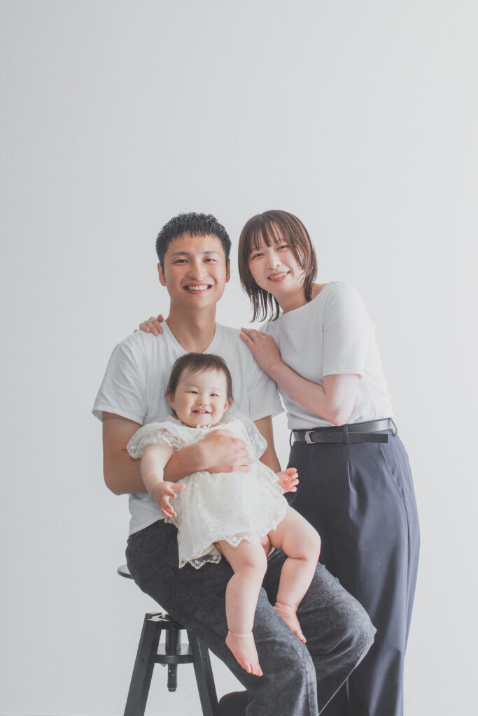 1歳女の子のバースデーフォト