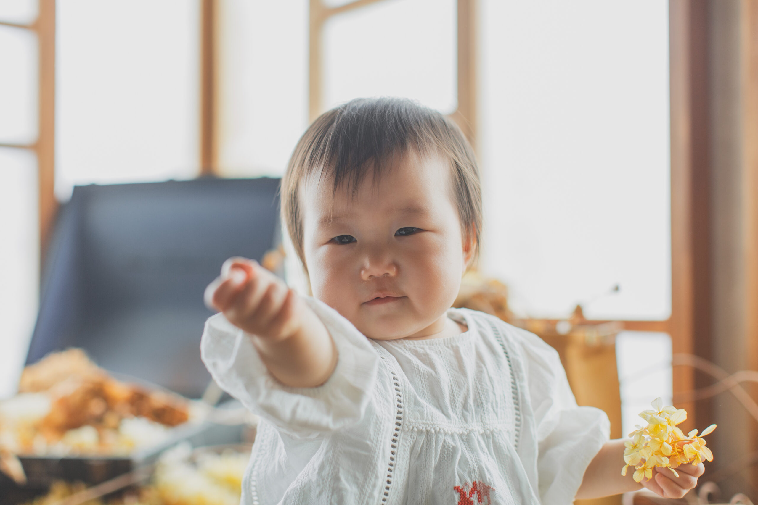 1歳女の子のバースデーフォト