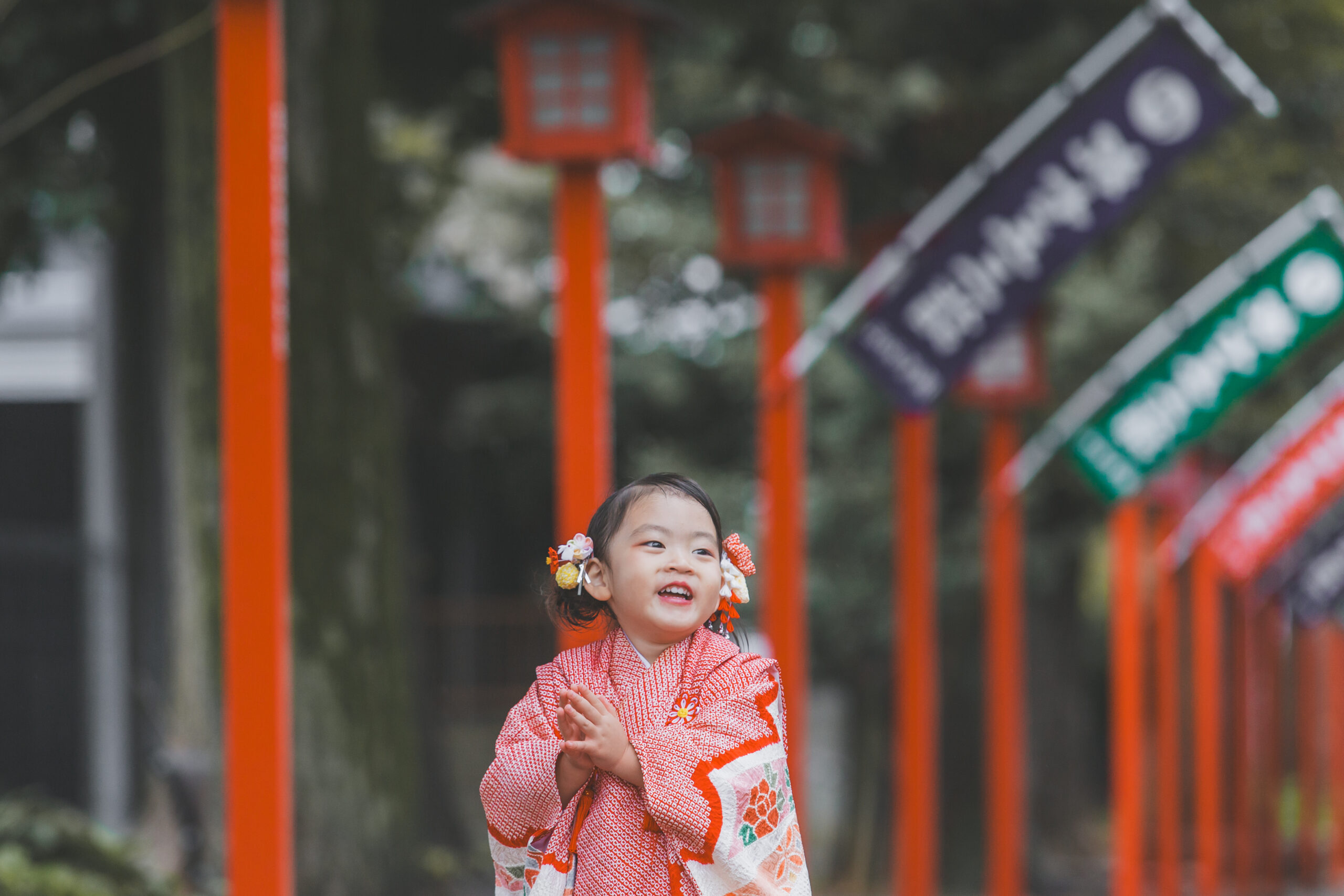 3歳女の子の七五三写真