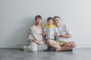 家族みんなで残すマタニティフォト